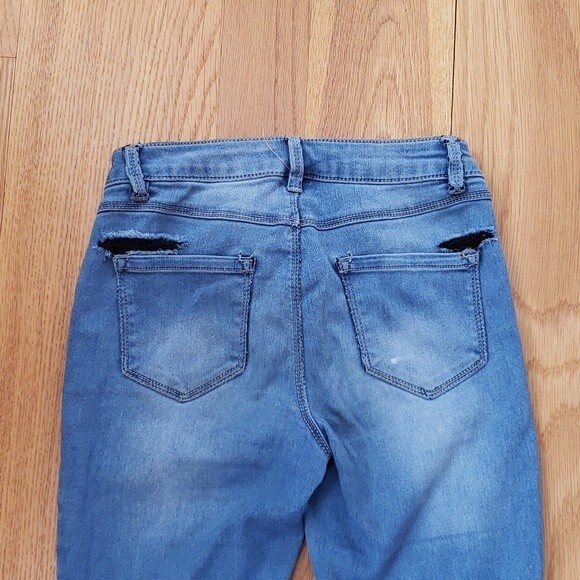 Blue Spice Jeans Womens 1 Juniors Blue Skinny Leg - Picture 3 of 5